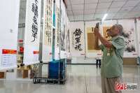 河北广宗：退役不退艺 丹青颂军魂