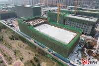 唐山市委校迁建项目文体馆封顶