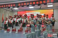 河北沧州市百万青少年唱响强军战歌