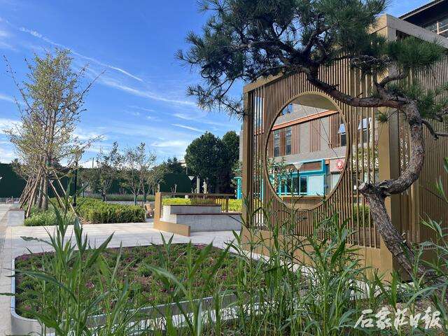 两座游园同时 石家庄市城区再添新景