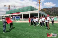 长城文化博物馆山海关区工作专班重温入誓词仪式