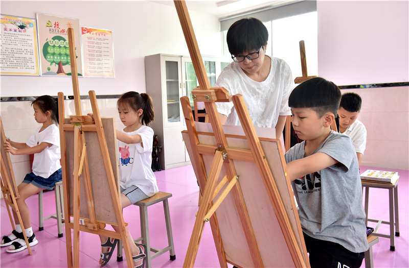 河北邢台：公益课堂 乐享暑假