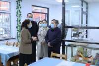 张抗震督导调研社区日间照料服务站工作
