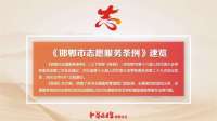图解邯郸（65期）｜速览！5月1日起施行，《邯郸市志愿服务条例》PPT来了！