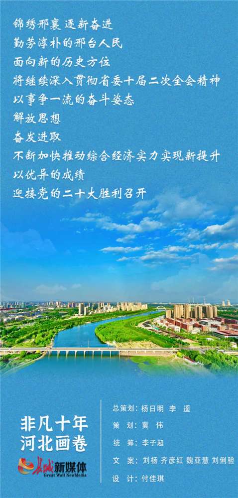 非凡十年·河北画卷丨邢台：锦绣邢襄 逐新奋进