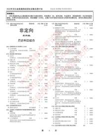 2022年河北普通高校招生本科批第一次征集志愿计划