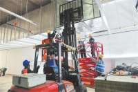 邯郸市方舱医院进入安装施工阶段
