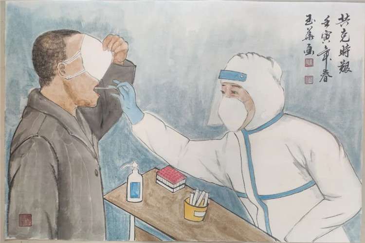 “艺”起战“疫”！丹青凝爱 水墨赞英雄