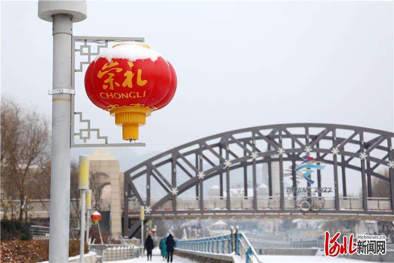 雪后崇礼：冬奥元素与雪花的完美邂逅