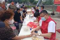 沧州市：“平战”结合惠民生 社区一线旗红