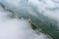 美丽 烟雨长城