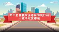 动漫解读“1+20”政策①｜关于扎实稳定全经济运行的一揽子政策措施