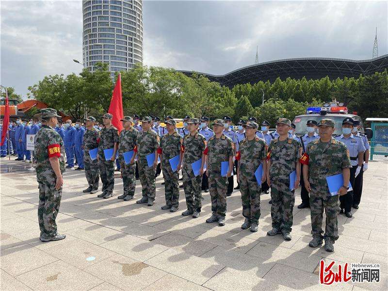 河北人防系统系列观摩拉练活动在沧州市举行