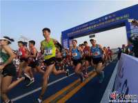 一场赛事跑出一张城市新名片——记2019衡水湖国际马拉松赛