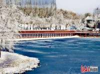 河北阳原：雪后景色美如画