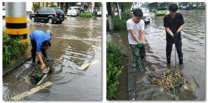 暴雨来袭！他们逆水而行！雄安这个地方亮了