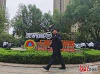 河北防空进社区观摩拉练活动在邯郸举行