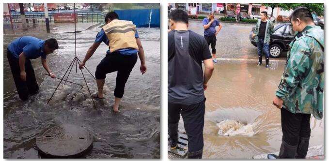 暴雨来袭！他们逆水而行！雄安这个地方亮了