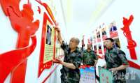 河北平乡：退役军人自费办国防教育展馆