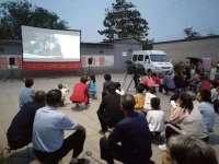 河北临城：学史感恩  红色电影进乡村