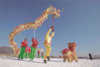 遵化：雪地民俗表演迎新春