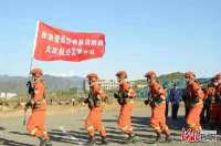 河北张家口市开展2021年度森林草原灭火综合应急演练