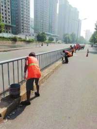 邯郸市邯钢路西铁路桥颜值“提升”