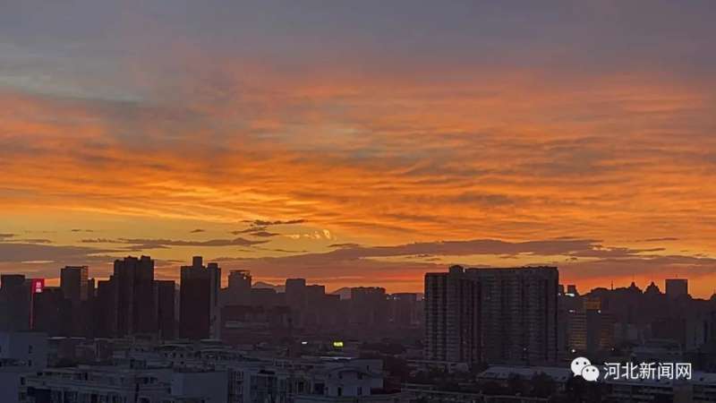 刷爆朋友圈！石家庄、邯郸、邢台的天空，美的像童话！
