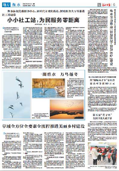 河北衡水：小小社工站 为民服务零距离