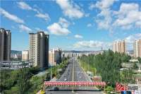 河北张家口：城市入口处 风景如画来