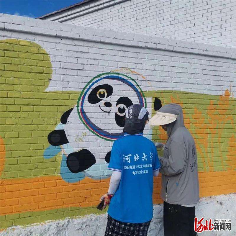河北学到赤城县绘制京张奥运文化艺术廊道