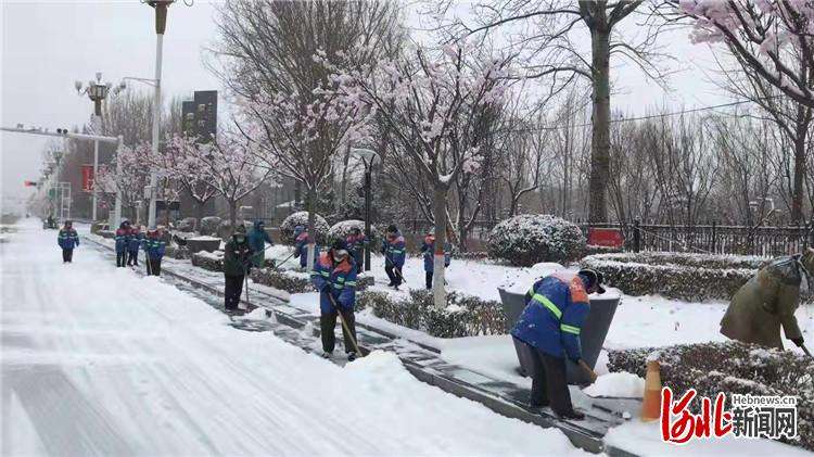 廊坊区公用事业管理全力应对降雪