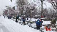 廊坊区公用事业管理全力应对降雪