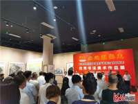 河北张家口庆祝100优秀书法美术作品展开展