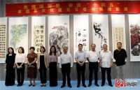 河北承德县庆祝百年书画摄影展开幕