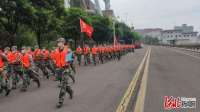 承德双滦区组织民兵开展抗洪抢险拉动演练