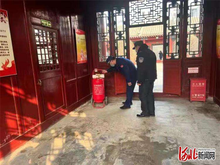 霸州消防开展春节前文物古建专项检查活动