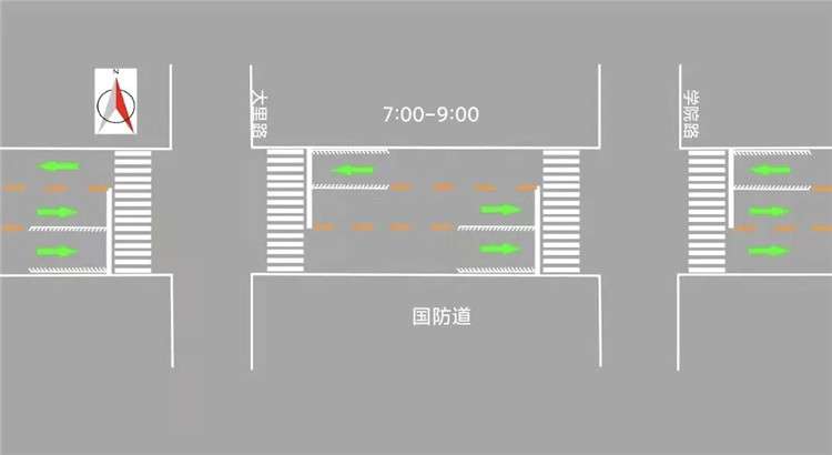 ​唐山首条潮汐车道即将投入使用