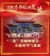 沿着的足迹 | 正定县塔元庄村：“三化”奏响铿锵音 小康村里气象新