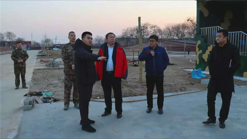 刘果芳到沙河市民兵训练基地督导调研