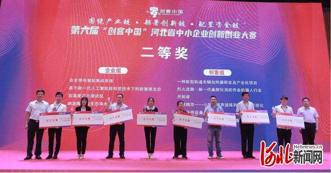 第六届“创客”河北中小企业创新创业赛决赛暨颁奖典礼圆满落幕
