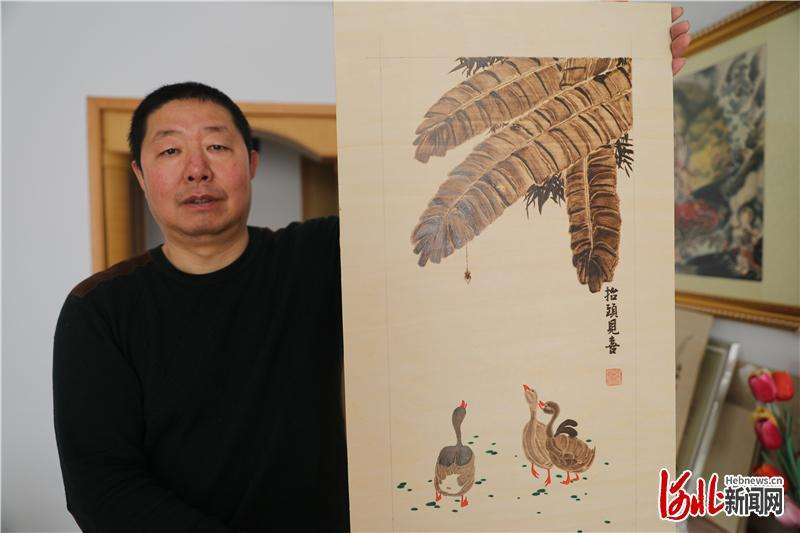 河北张家口：改良火笔技艺 烙画非遗魅力