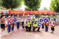 沧州各县区交警开展交通安全“第一课”