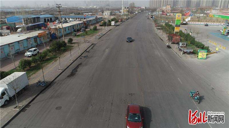邯郸：老城区主干路邯磁路旧貌换新颜