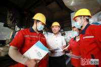 邯郸肥乡区惠民实践团“六进”联动宣讲进企业