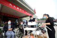 河北隆尧：九九重阳节 幸福敬老院