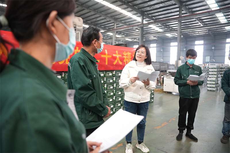 河北隆尧：的精神  “点单”式宣讲进民企