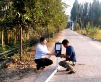 秦皇岛青龙影壁山村36盏太阳能路灯亮起来了