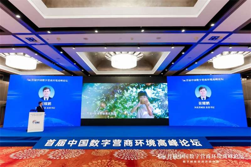 威县入选全国首届“数字营商环境高峰论坛”典型案例 崔耀鹏受邀作主旨演讲