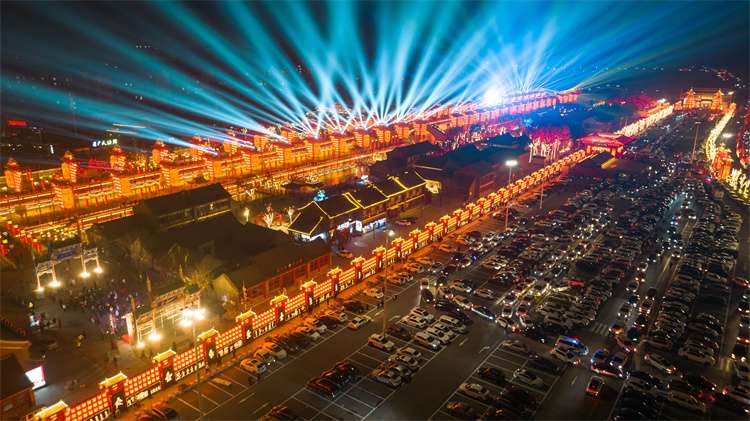 汉唐风起庆新春！唐山市丰南区河头老街运营首日吸引游客逾1.5万人